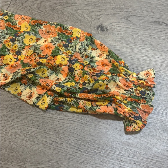 Sézane Floral Drawstring Mini Dress - Picture 4 of 4